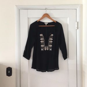Joie embroidered blouse